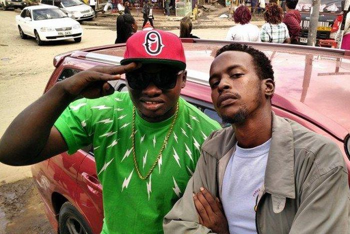 Chris Kantai with Khaligraph Jones