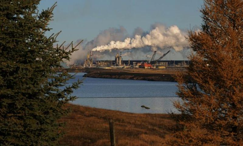 The vast oil region in northern Alberta contains the world's third largest oil reserve and is the single largest polluter in Canada