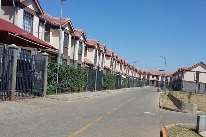 Inside one of Komarock's newest gated community