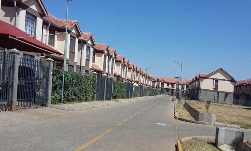 Inside one of Komarock's newest gated community