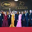 Members of jury arrive for the '70th Anniversary' ceremony of the Cannes Film Festival in southern France