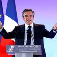 French presidential election candidate for the right-wing Les Republicains (LR) party Francois Fillon delivers a speech during a public rally in Maisons-Alfort, near Paris, on February 24, 2017