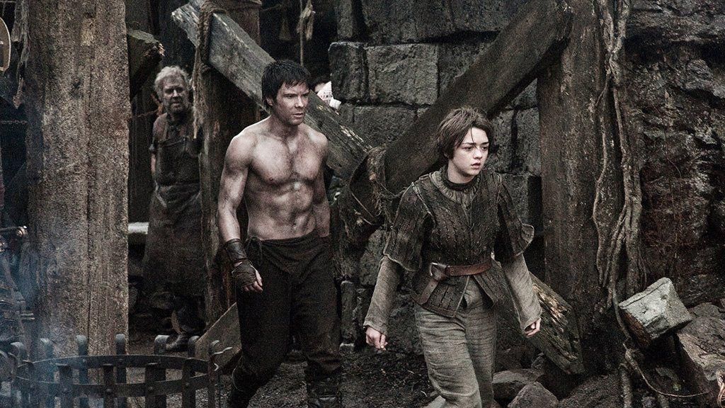 Gendry and Arya in Harrenhal, Season 3