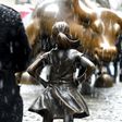 The " Fearless Girl " statue on Wall Street is seen by many as a defiant symbol of women's rights under the new administration of President Donald Trump
