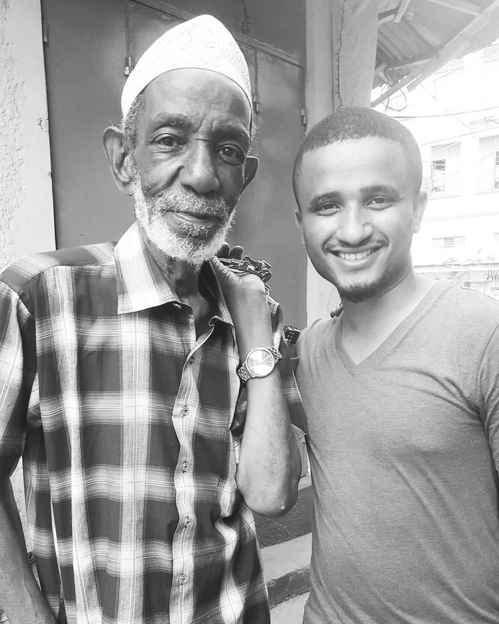Ahmad with the late Ahmad (Instagram)