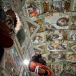 The last time the exquisite 15th century frescoes were photographed in detail was 20 years ago