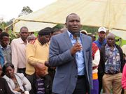 Kericho Senator Aaron Cheruiyot during a past public address