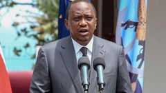 File image of President Uhuru Kenyatta