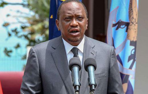 File image of President Uhuru Kenyatta