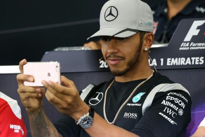 Lewis Hamilton is 23 points behind Mercedes rival Nico Rosberg with five races left this season