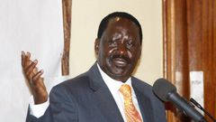 Raila Odinga has termed President Uhuru Kenyatta’s response to the drought crisis facing Kenya as a political gimmick.