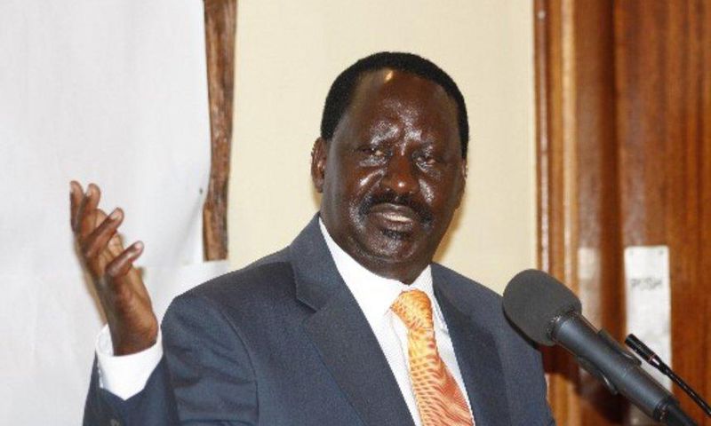 Raila Odinga has termed President Uhuru Kenyatta’s response to the drought crisis facing Kenya as a political gimmick.