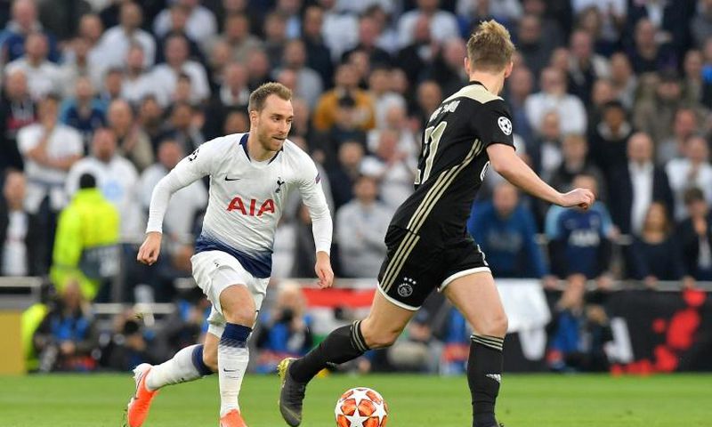 Christian Eriksen was under par in Tottenham's loss against Ajax