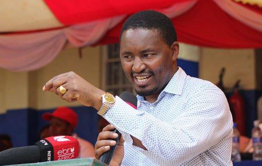 Agriculture CS Mwangi Kiunjuri at a past event