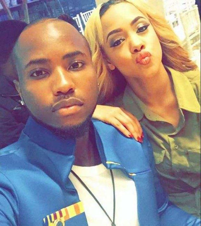 Tanasha Donna with Actor Nick Mutuma