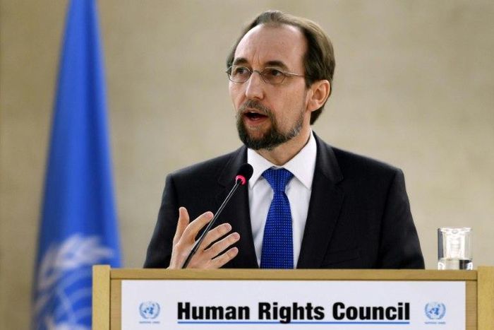 United Nations High Commissioner for Human Rights, Zeid Ra'ad Zeid al-Hussein welcomed a corporate donation from Microsoft