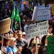 Supporters of science and research gather to take part in the March for Science protest in Sydney