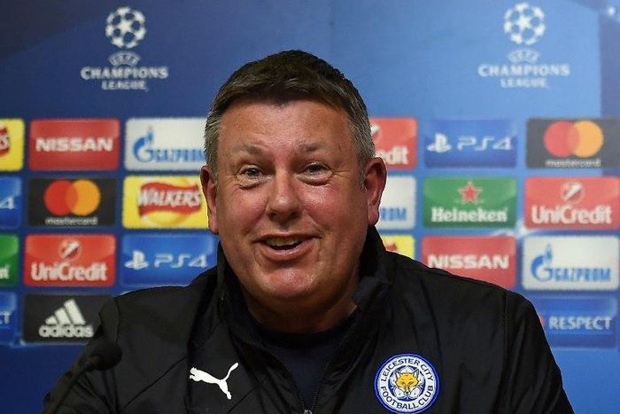 Leicester City manager Craig Shakespeare speaks during a press conference at the King Power stadium