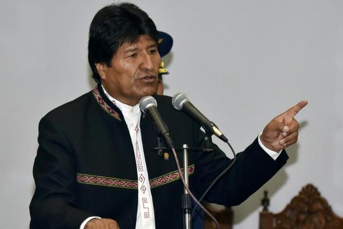 Opposition members are seeking a nationwide protest against Bolivian President Evo Morales' reelection run