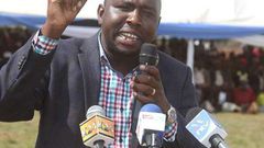 File image of Kipchumba Murkomen.He recently called for the sacking of DCI George Kinoti