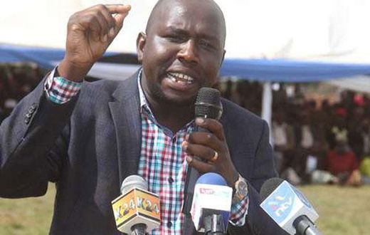 File image of Kipchumba Murkomen.He recently called for the sacking of DCI George Kinoti