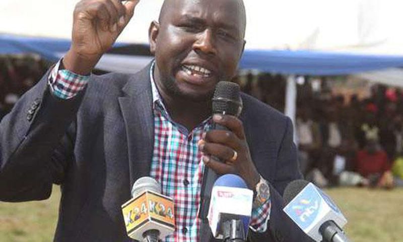 File image of Kipchumba Murkomen.He recently called for the sacking of DCI George Kinoti