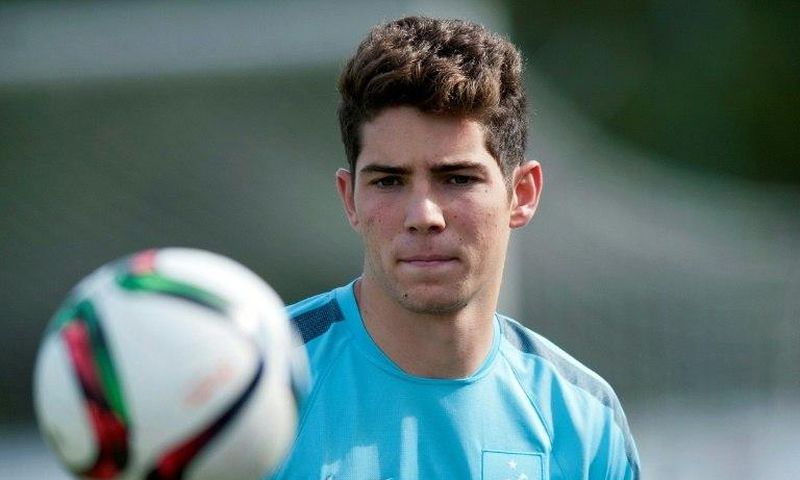 Luca Zidane, son of Zinedine Zidane, is goalkeeper for the Real Madrid youth team