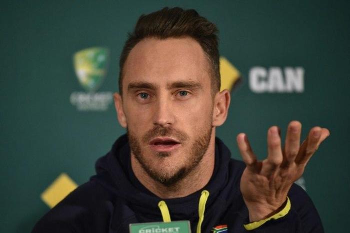 South Africa's cricket captain Faf du Plessis has been fined his entire match fee after he was caught on camera sucking a mint and rubbing saliva into the ball during last week's second Test against Australia in Hobart