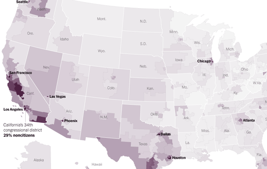 Should noncitizens be counted in America's political maps?