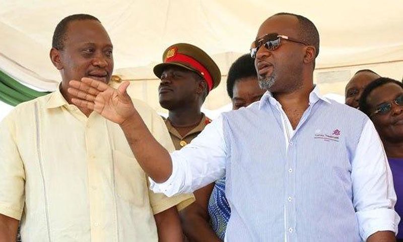 President Uhuru kenyatta and Governor Hassan Joho