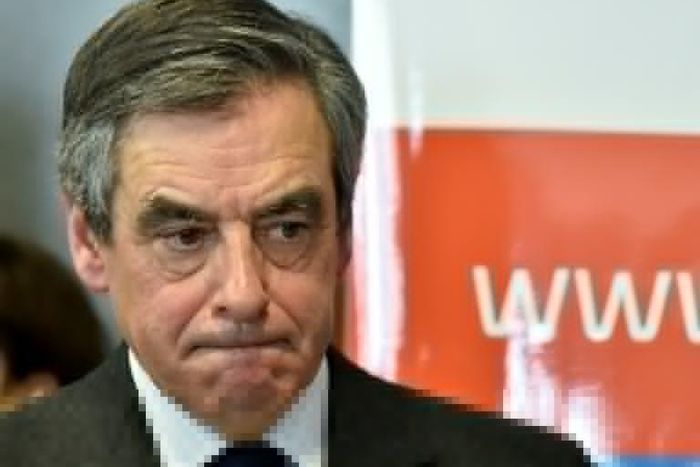 Rightwing candidate for the presidential election Francois Fillon