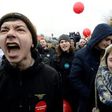 The weekend protests in Russia drew unprecedented numbers of students and others born after President Vladimir Putin came to power in 2000