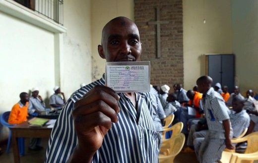 Prisoners in Kenya have been registering for the August presidential and parliamentary election