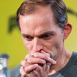 Dortmund's head coach Thomas Tuchel gives a press conference on April 13, 2017 in Dortmund, western Germany, one day after his team lost their Champions League first leg quarter-final match against Monaco
