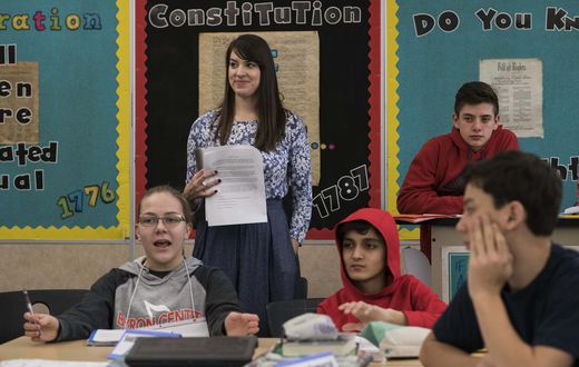 Is the U.S. a Democracy? A Social Studies Battle Turns on the Nation's Values