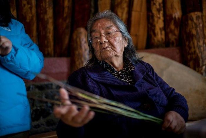 Cristina Calderon, 89, was recognized in 2009 by the Chilean government as a "living human treasure" for her work in preserving an indigenous culture at risk of extinction
