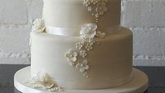 Two tier wedding cake (Courtesy)