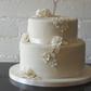 Two tier wedding cake (Courtesy)