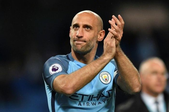 Argentine defender Pablo Zabaleta made more than 200 appearances for Manchester City