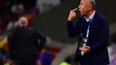 United Arab Emirates' coach Alberto Zaccheroni gestures to his players during their Asian Cup quarter-final win against Australia