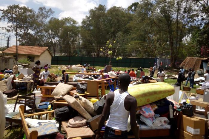 Nairobi railway club tenants evicted from their houses