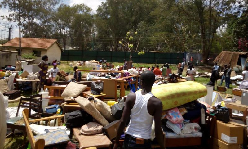 Nairobi railway club tenants evicted from their houses