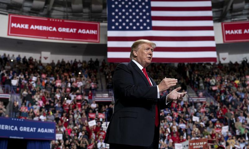 Trump Has Say Away From Reporters' Event
