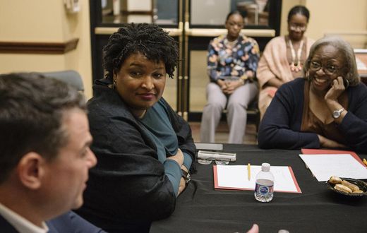 For Stacey Abrams, a Date With History -- or at Least the People Who Write It