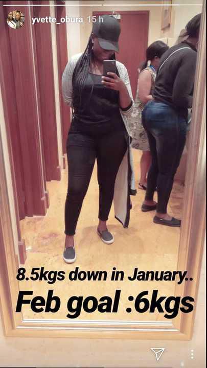 8.5 Kgs down (Instagram)
