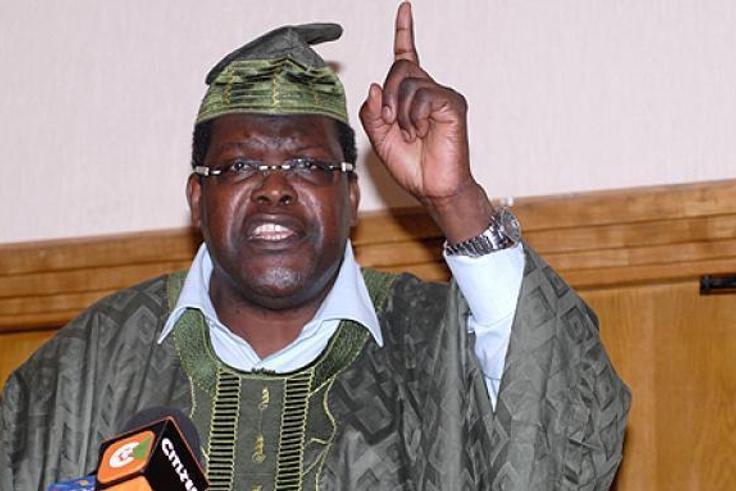 Lawyer Miguna Miguna during a past media briefing