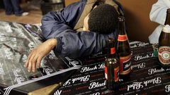 Drunk young man(Africa Check)