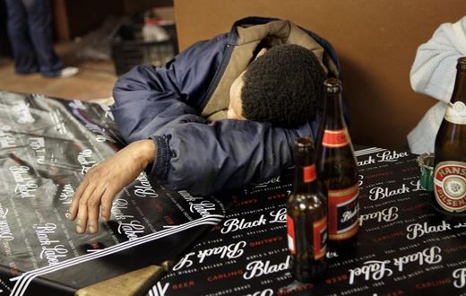Drunk young man(Africa Check)