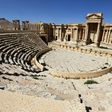 The Roman amphitheatre in the ancient Syrian city of Palmyra, pictured on March 31, 2016