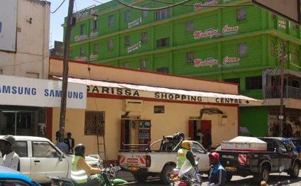 Some of the buildings along Kenyatta Avenue in Nakuru town owned by the late Said Adallah Azubedi (Nation)